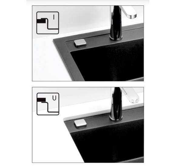 ALVEUS Atrox 20 granitinė plautuvė (Black edition)