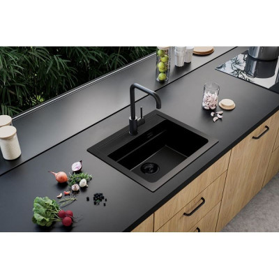 ALVEUS Atrox 30 granitinė plautuvė (Black edition)