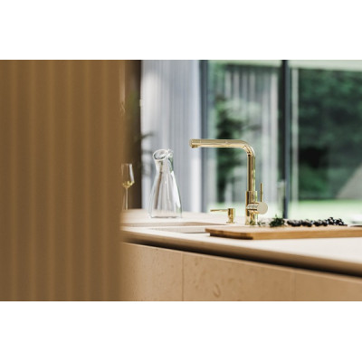 ALVEUS Zeos-P Monarch maišytuvas plautuvei su ištraukiama žarnele