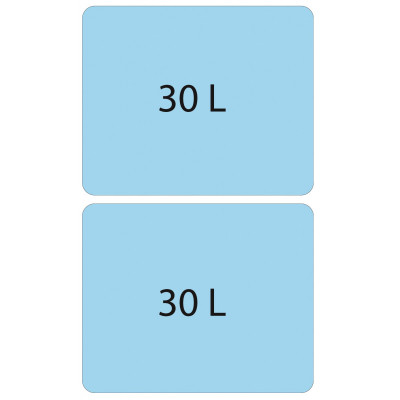 ALVEUS Albio 40 šiukšlių rūšiavimo sistema, 2x30l