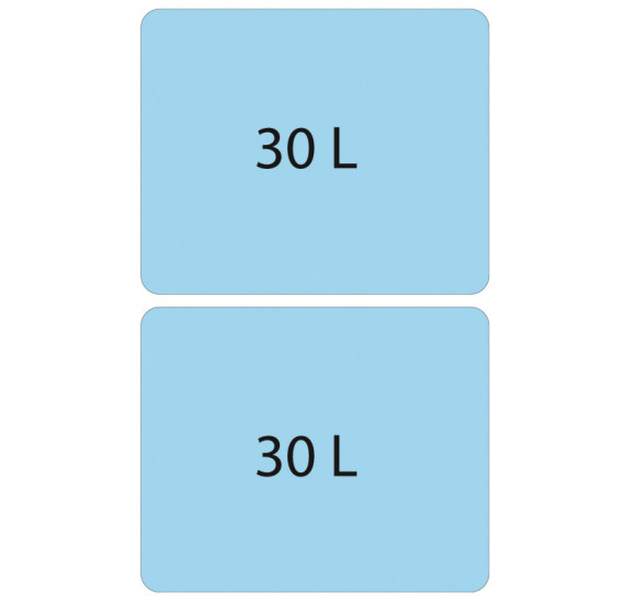 ALVEUS Albio 40 šiukšlių rūšiavimo sistema, 2x30l