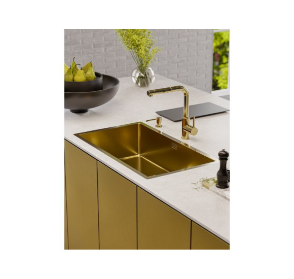 ALVEUS Monarch Quadrix 60 nerūdijančio plieno plautuvė