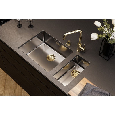 ALVEUS Monarch Kombino 10 nerūdijančio plieno plautuvė