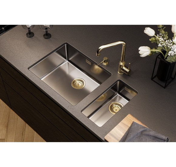 ALVEUS Monarch Kombino 10 nerūdijančio plieno plautuvė