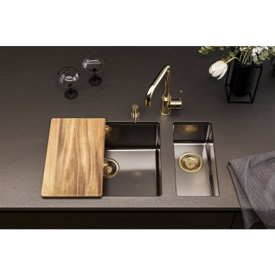 ALVEUS Monarch Kombino 10 nerūdijančio plieno plautuvė