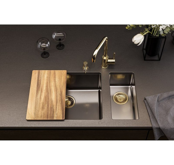 ALVEUS Monarch Kombino 10 nerūdijančio plieno plautuvė