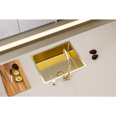 ALVEUS Monarch Kombino 50 nerūdijančio plieno plautuvė (montuojama lygiai su stalviršiu arba virš jo)