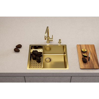 ALVEUS Monarch Kombino 50 nerūdijančio plieno plautuvė (montuojama lygiai su stalviršiu arba virš jo)