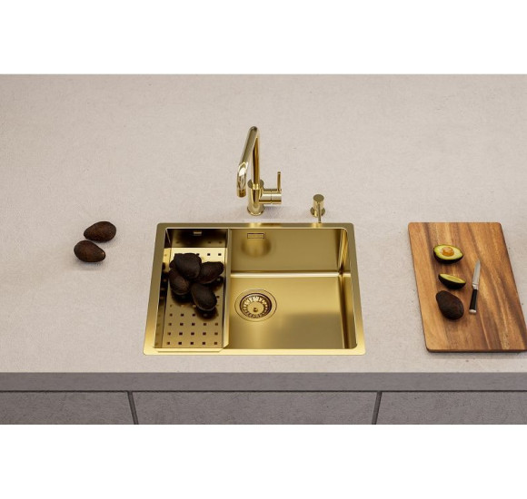 ALVEUS Monarch Kombino 50 nerūdijančio plieno plautuvė (montuojama lygiai su stalviršiu arba virš jo)