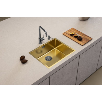 ALVEUS Monarch Kombino 50 nerūdijančio plieno plautuvė (montuojama lygiai su stalviršiu arba virš jo)