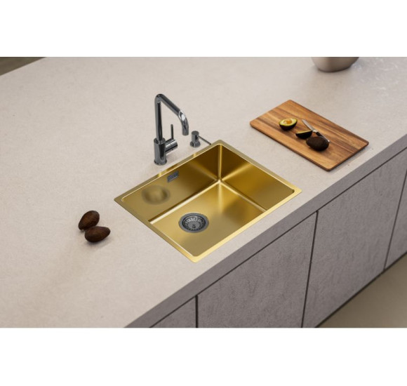 ALVEUS Monarch Kombino 50 nerūdijančio plieno plautuvė (montuojama lygiai su stalviršiu arba virš jo)