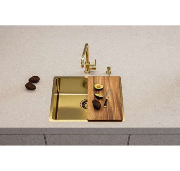 ALVEUS Monarch Kombino 50 nerūdijančio plieno plautuvė (montuojama lygiai su stalviršiu arba virš jo)