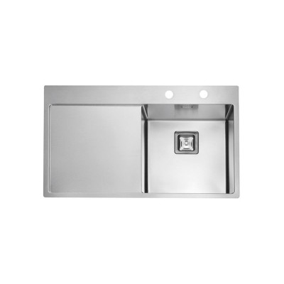 ALVEUS Stylux 50 nerudijančio plieno plautuvė, dešinė pusė