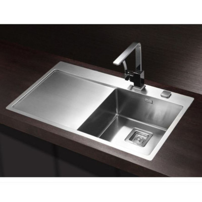 ALVEUS Stylux 50 nerudijančio plieno plautuvė, dešinė pusė