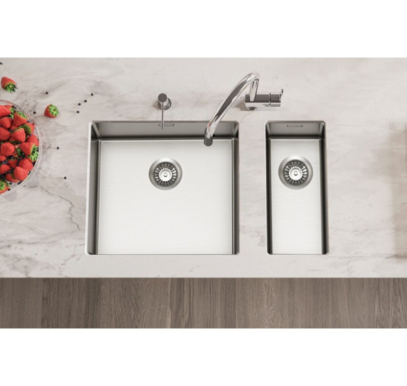 ALVEUS Nox 40 nerūdijančio plieno plautuvė