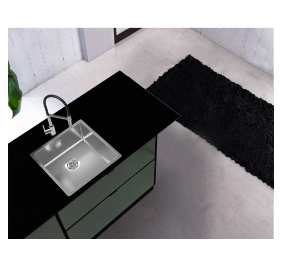 ALVEUS Nox 40 nerūdijančio plieno plautuvė