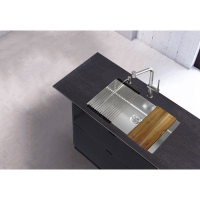 ALVEUS Nox 60 nerūdijančio plieno plautuvė