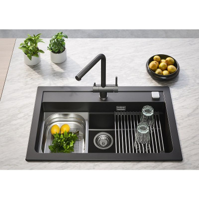 ALVEUS Aquila maišytuvas plautuvei, su galimybe prijungti filtrą (pasirenkama spalva)