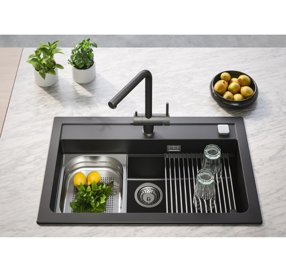 ALVEUS Aquila maišytuvas plautuvei, su galimybe prijungti filtrą (pasirenkama spalva)