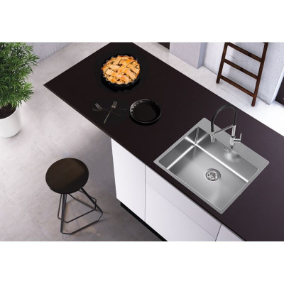 ALVEUS Nox 120 nerūdijančio plieno plautuvė