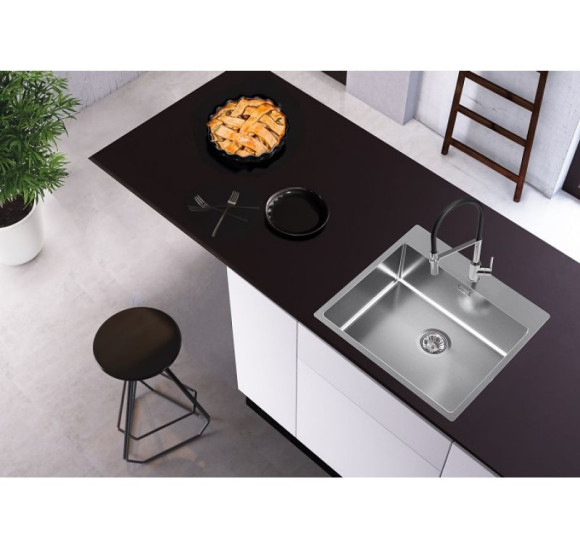 ALVEUS Nox 120 nerūdijančio plieno plautuvė