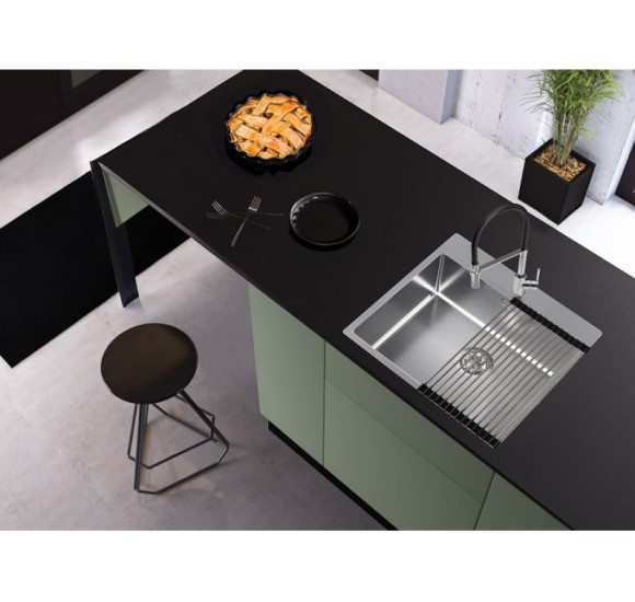 ALVEUS Nox 120 nerūdijančio plieno plautuvė