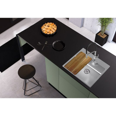 ALVEUS Nox 120 nerūdijančio plieno plautuvė