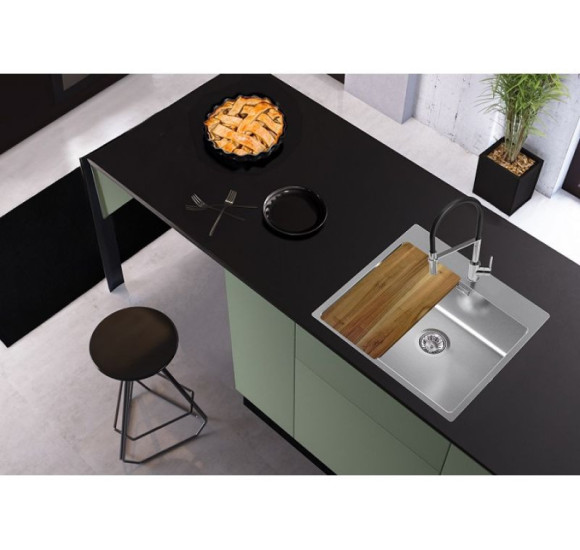 ALVEUS Nox 120 nerūdijančio plieno plautuvė