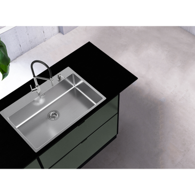 ALVEUS Nox 130 nerūdijančio plieno plautuvė