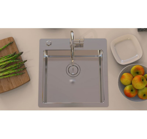 ALVEUS Pure Up 20 nerūdijančio plieno plautuvė