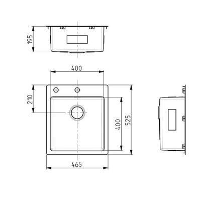 ALVEUS Pure Up 20 nerūdijančio plieno plautuvė