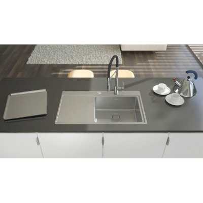 ALVEUS Pure Up 40 nerūdijančio plieno plautuvė (dešinė)