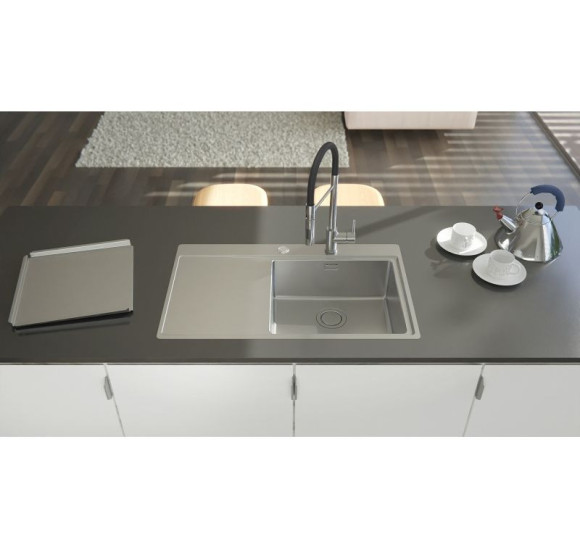 ALVEUS Pure Up 40 nerūdijančio plieno plautuvė (dešinė)