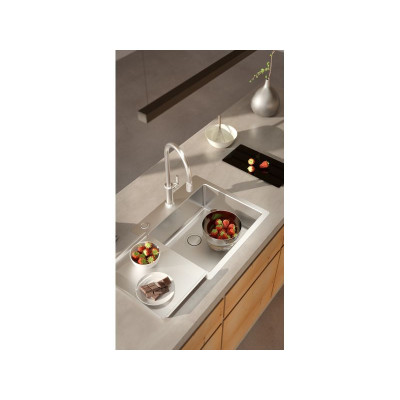 ALVEUS Pure Up 70 nerūdijančio plieno plautuvė