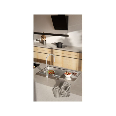 ALVEUS Pure Up 70 nerūdijančio plieno plautuvė