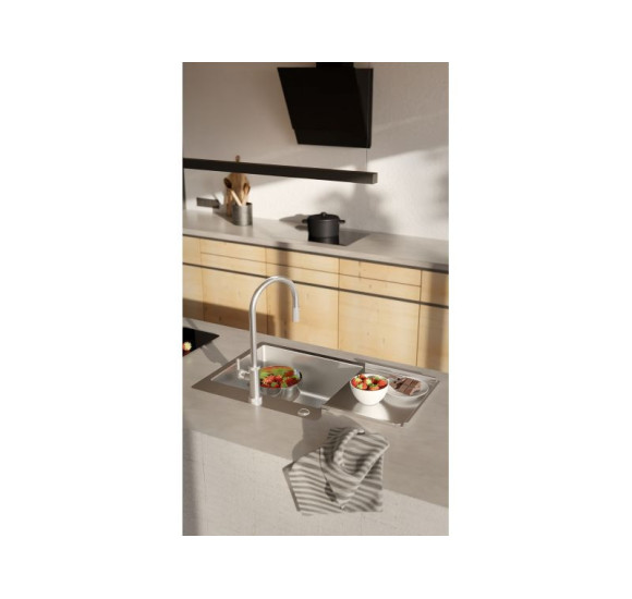 ALVEUS Pure Up 70 nerūdijančio plieno plautuvė