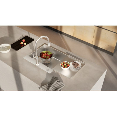 ALVEUS Pure Up 70 nerūdijančio plieno plautuvė