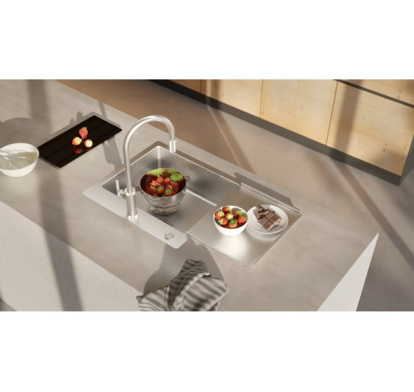 ALVEUS Pure Up 70 nerūdijančio plieno plautuvė