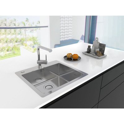 ALVEUS Pure Up 70 nerūdijančio plieno plautuvė