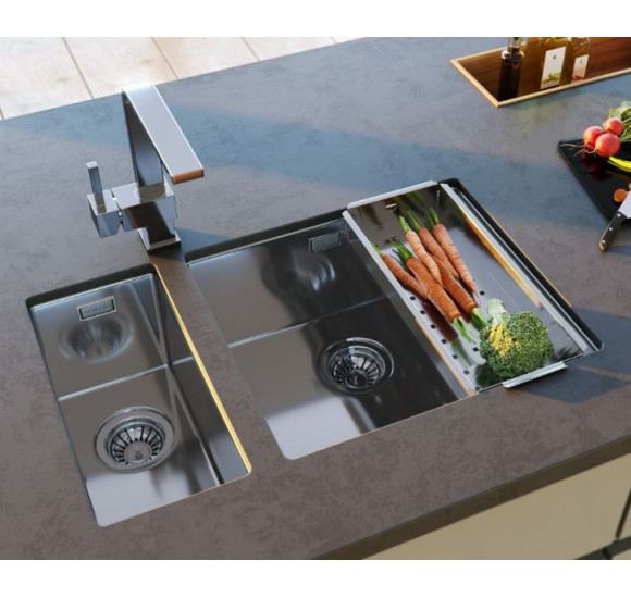 ALVEUS Quadrix 50 nerūdijančio plieno plautuvė