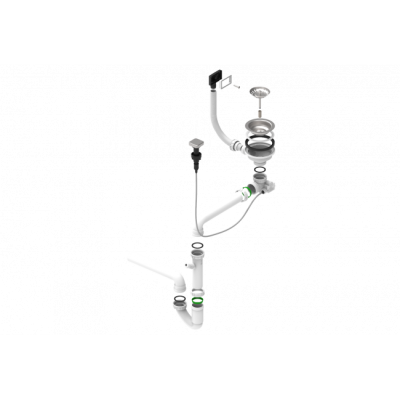 ALVEUS Line Max 20 nerūdijančio plieno plautuvė