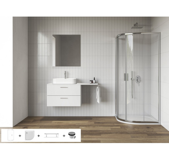 Ravak 5in1 dušo komplektas Blix II NBLCP4, 90x90