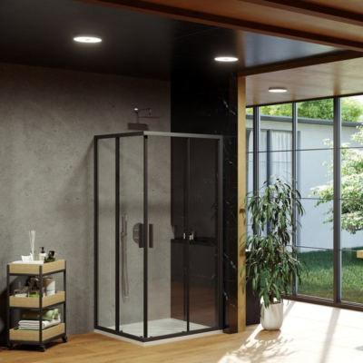 Ravak Blix Slim BLSRV2 5in1 dušo komplektas, 80x80 (pasirenkama profilių spalva)