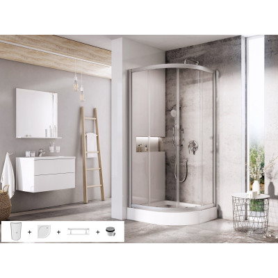 Ravak 5in1 dušo komplektas X-Point XP1CP4, 90x90