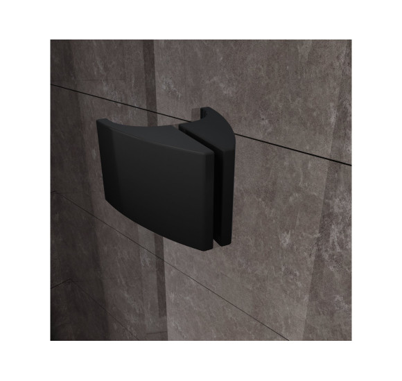 Ravak Pivot PDOP1 + PPS dušo komplektas 5in1, 90x90, juodos spalvos profiliai