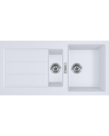 Franke S2D 651 tectonite plautuvė, užkemšamas ventilis, pasirenkama spalva