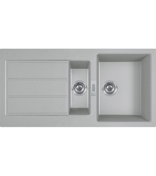 Franke S2D 651 tectonite plautuvė, užkemšamas ventilis, pasirenkama spalva