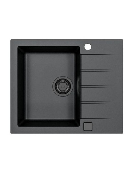 ALVEUS Cadit 10 granitinė plautuvė (Black Edition)