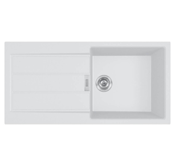 Franke S2D 611-100 tectonite plautuvė, užkemšamas ventilis, pasirenkama spalva