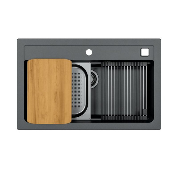 ALVEUS Atrox 40 granitinė plautuvė (pasirenkama spalva)